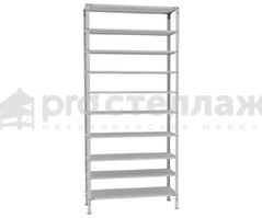 СТФУ Стеллаж 1800х1000х300 на 10 полок